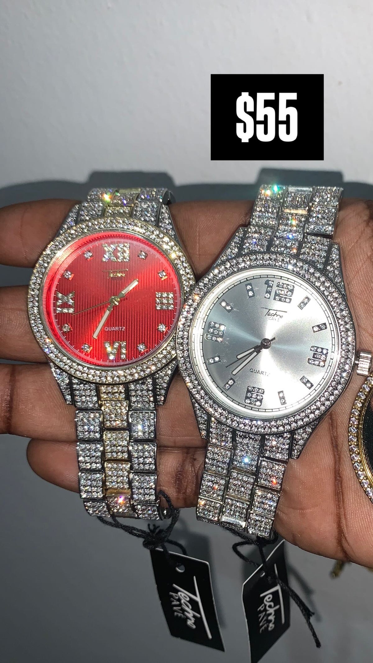 Reloj iced zirconia TP Forest
